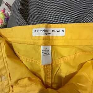 Josephine Chaus Sport Vibrant Yellow Skirt - size 16